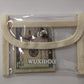 WUXIDIXI Clear PVC Bag with Button, Small Storage Bas for Cards, Coins, Money and etc. - ECHZOVE