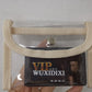 WUXIDIXI Clear PVC Bag with Button, Small Storage Bas for Cards, Coins, Money and etc. - ECHZOVE