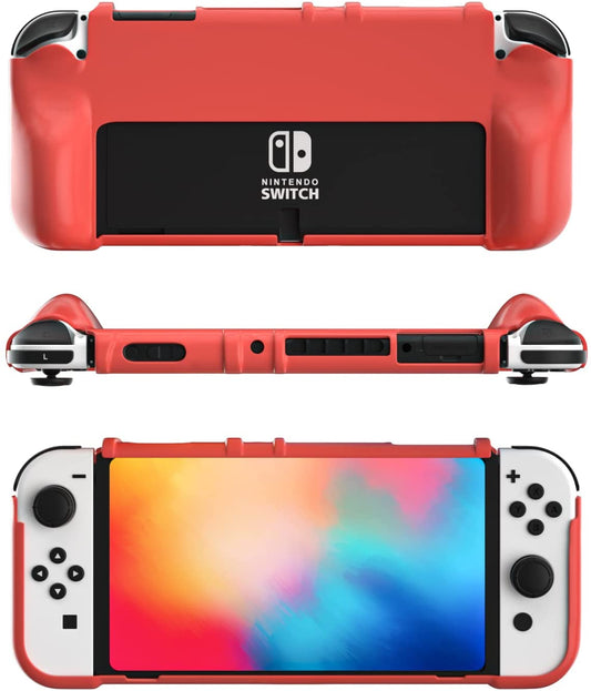 nintendo switch oled red case