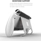 Switch OLED Grip, Comfortable and Ergonomic Gaming Portable Protective Handheld Grip, Joy Con and Switch OLED Control, Accessories for Switch 2021 with Game Slots and Kickstand - White