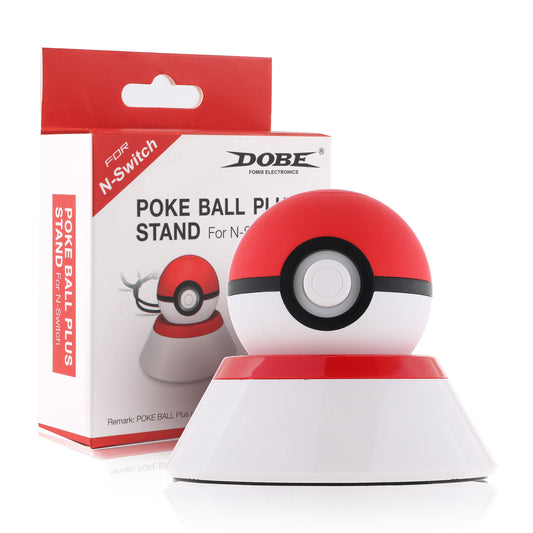 Stand for Poke Ball Plus, Accessories Kit Holder Docking Station for Poke Ball Plus with 2.8ft Fast USB-C Charger Cord - ECHZOVE