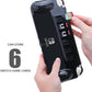 Switch OLED Grip Case, Switch OLED Protective Case with Game Slots (Up to 6 Game Cards) - Switch OLED Accessories (Black)
