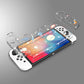 Switch OLED Protective Case,Hard PC Cover Compatible with Switch OLED Console and TPU Shell for Joy Con Controller with Tempered Glass Screen Protector and Thumb Grip Caps-Astronaut