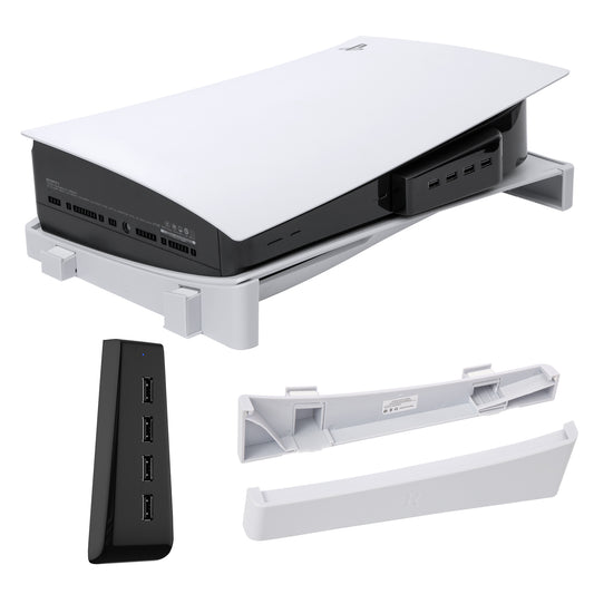 ps5 horizontal stand with usb hub