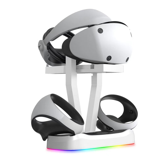 PSVR 2 Controller Charging Dock with VR Headset Holder