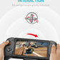 Wireless Controller for Nintendo Switch, Ergonomic Controller for Nintendo Switch with Gravity Induction of Six-Axis Gyroscope, Double Motor Vibration and Screen Capture Button - ECHZOVE