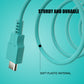 USB C Charger for Nintendo Switch, Fast Charging Cable for Nintendo Switch, MacBook, Pixel C, LG Nexus 5X G5, Nexus 6P/P9 Plus, One Plus 2, Sony XZ and More - Turquoise (4.92ft) (Animal Crossing New Horizons Theme) - ECHZOVE