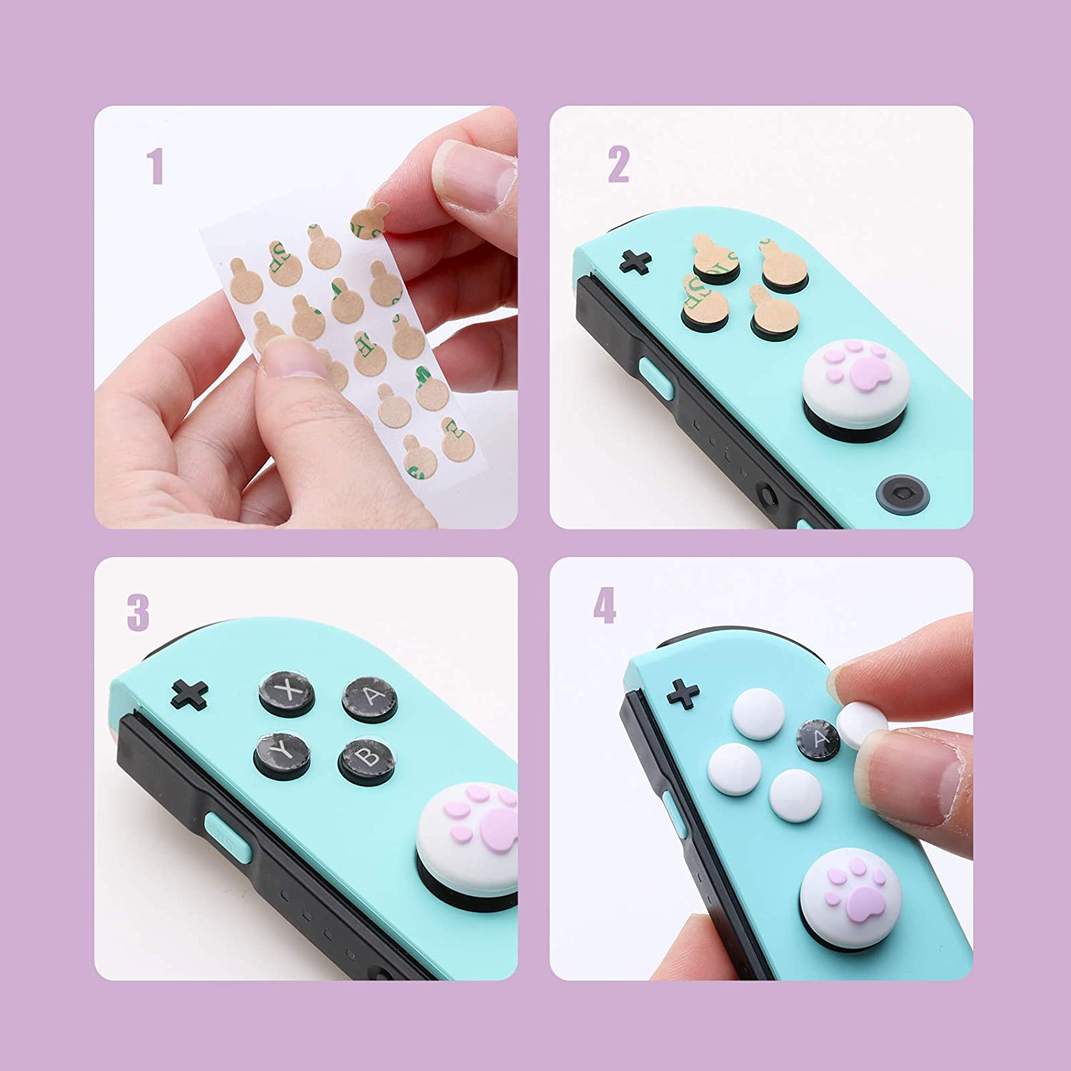 Joy con 2024 button caps