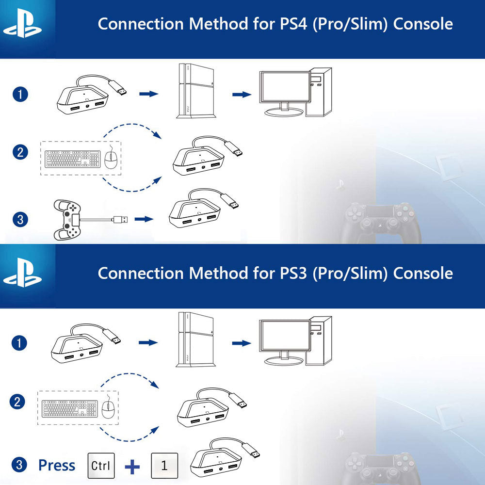 keyboard and mouse adapter for nintendo switch