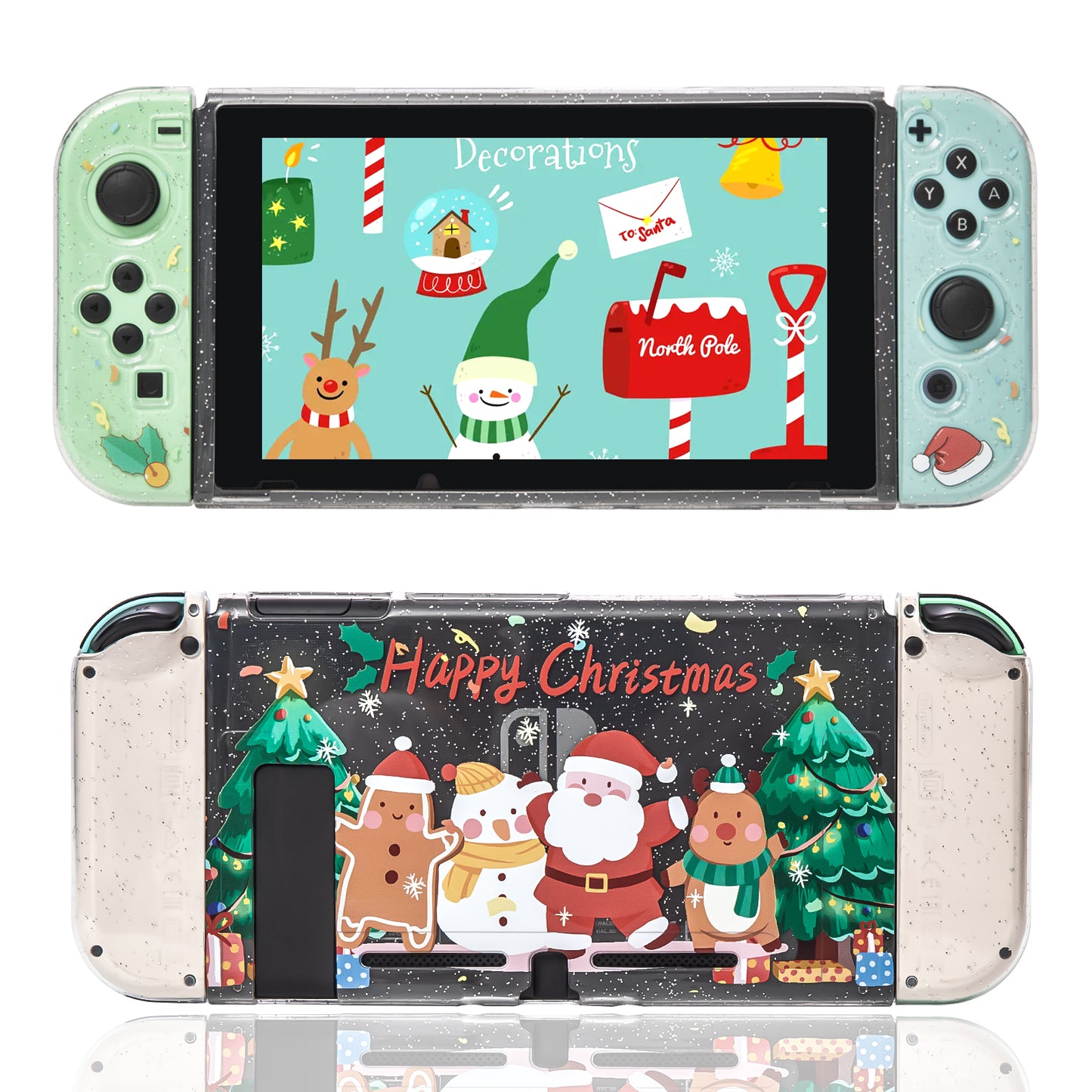 nintendo switch glitter case