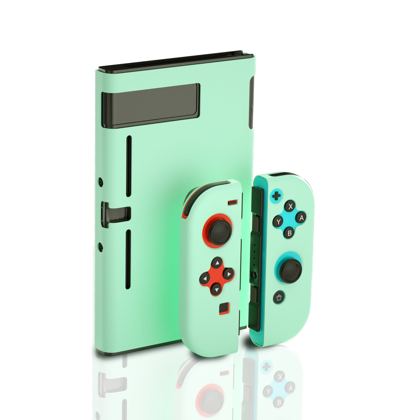 Dockable Case for Nintendo Switch, Hard Case for Nintendo Switch - Green - ECHZOVE