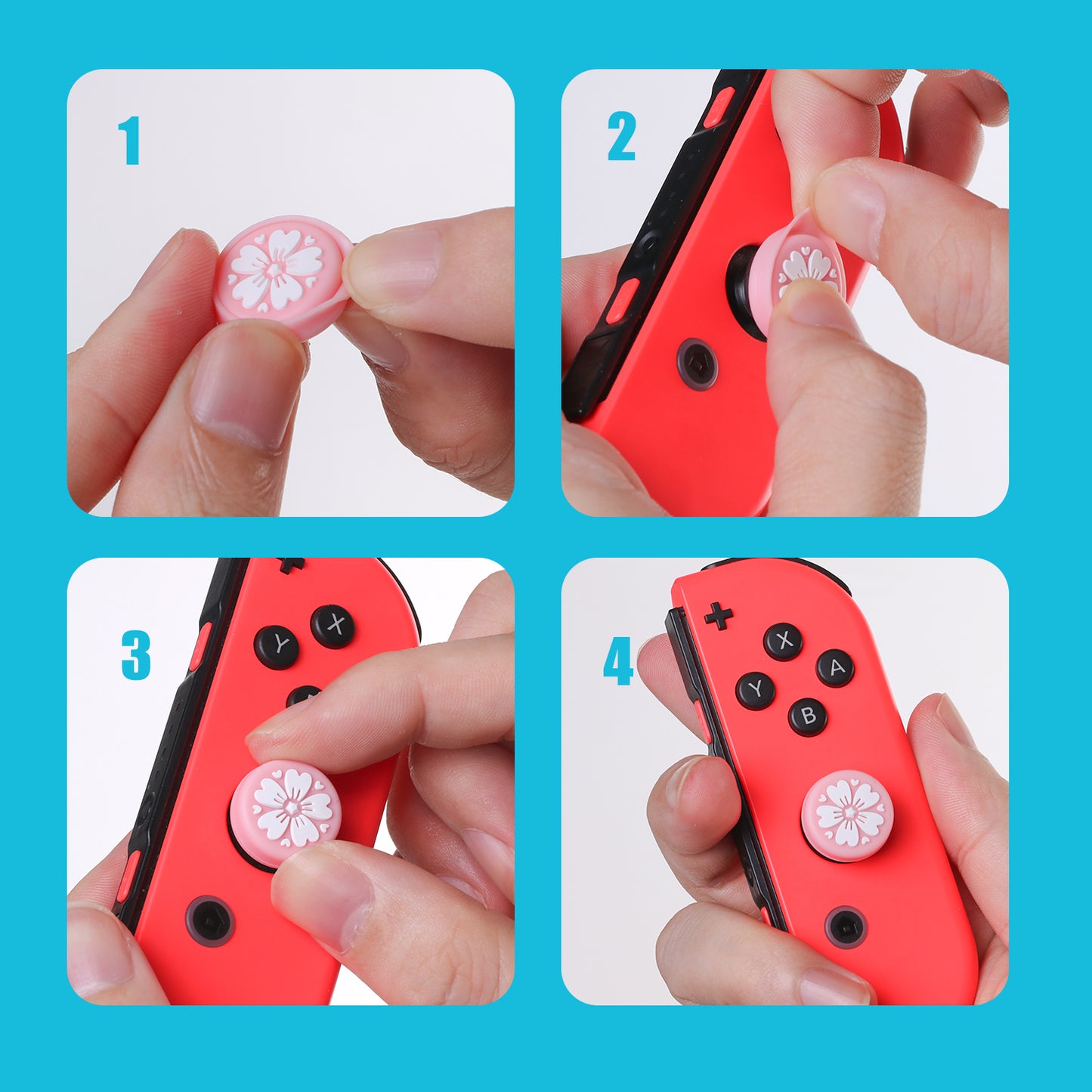 Cute Thumb Grips for Nintendo Switch