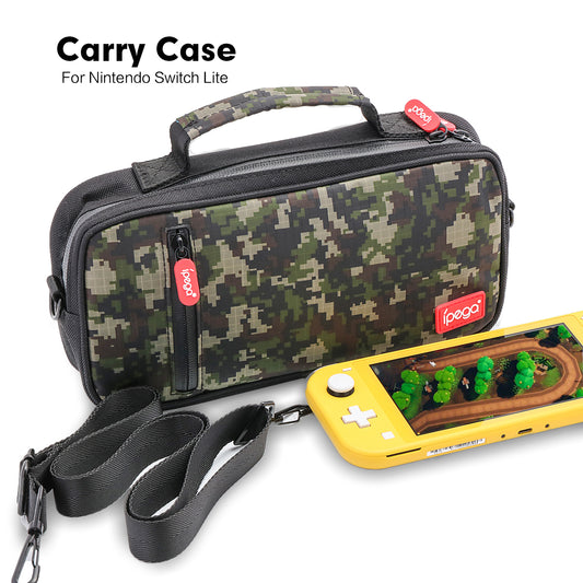 Travel Case for Nintendo Switch Lite with Large Capacity and Adjustable Shoulder Strap - Crossbody Bag and Shoulder Bag - ECHZOVE