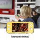 TPU Case for Nintendo Switch Lite, Clear Protective Case for Nintendo Switch Lite with Tempered Glass Screen Protector - Clear - ECHZOVE