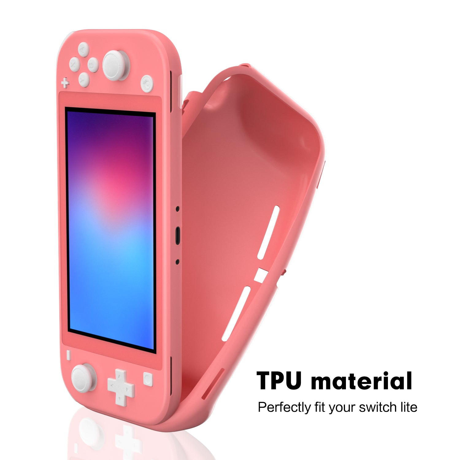 Grip Case for Nintendo Switch lite, Protective Cover Case