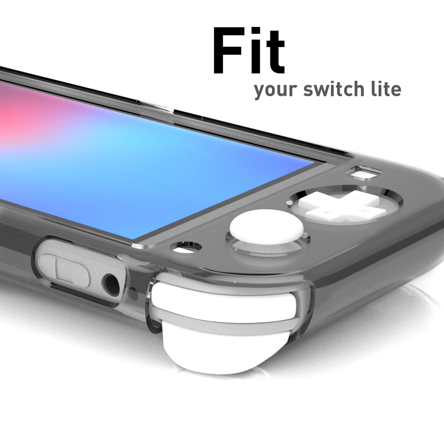 Protective Case for Nintendo Switch Lite, Hard Clear Case for Nintendo Switch Lite - ECHZOVE