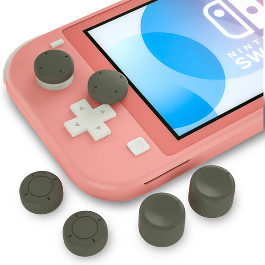 Thumb Grips for Nintendo Switch Lite, Joystick Caps for Nintendo Switch Lite - Gray - ECHZOVE