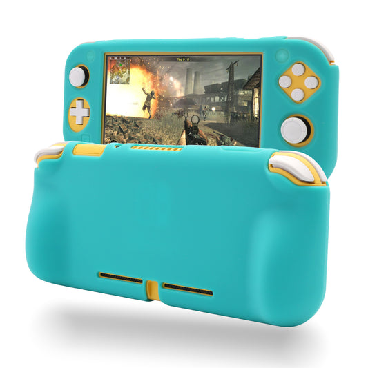 Grip Case for Nintendo Switch Lite, Silicone Case for Nintendo Switch Lite - Turquoise - ECHZOVE