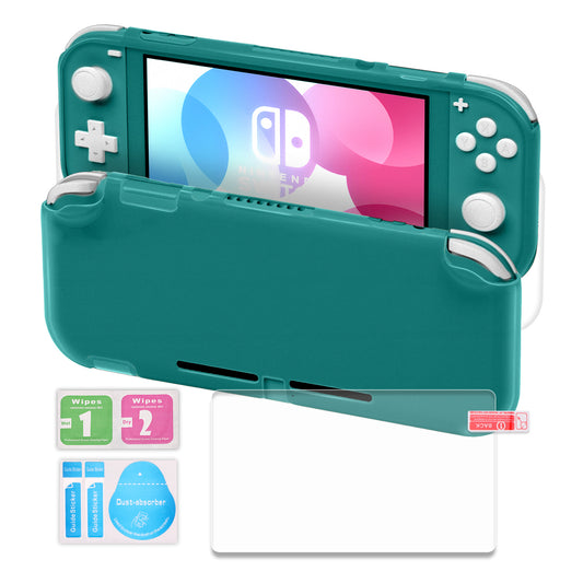 TPU Case for Nintendo Switch Lite, Flexible Soft Protective Cover Case for Nintendo Switch Lite 2019 - Turquoise - ECHZOVE