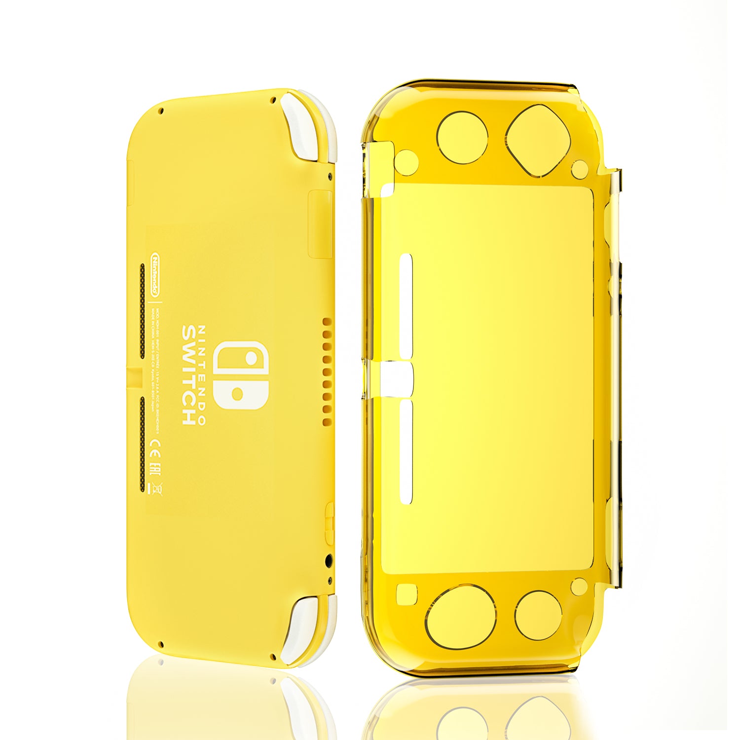 Protective Case for Nintendo Switch Lite, Hard Clear Case for Nintendo Switch Lite - ECHZOVE