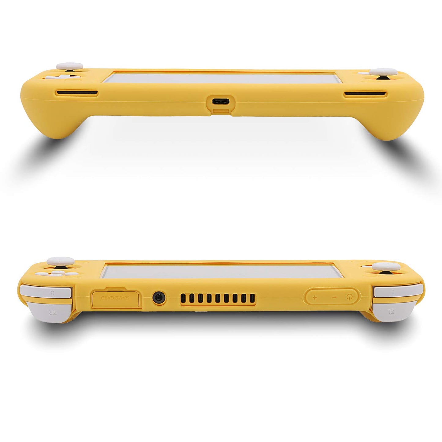 Grip Case for Nintendo Switch Lite, Silicone Case for Nintendo Switch Lite - Yellow - ECHZOVE