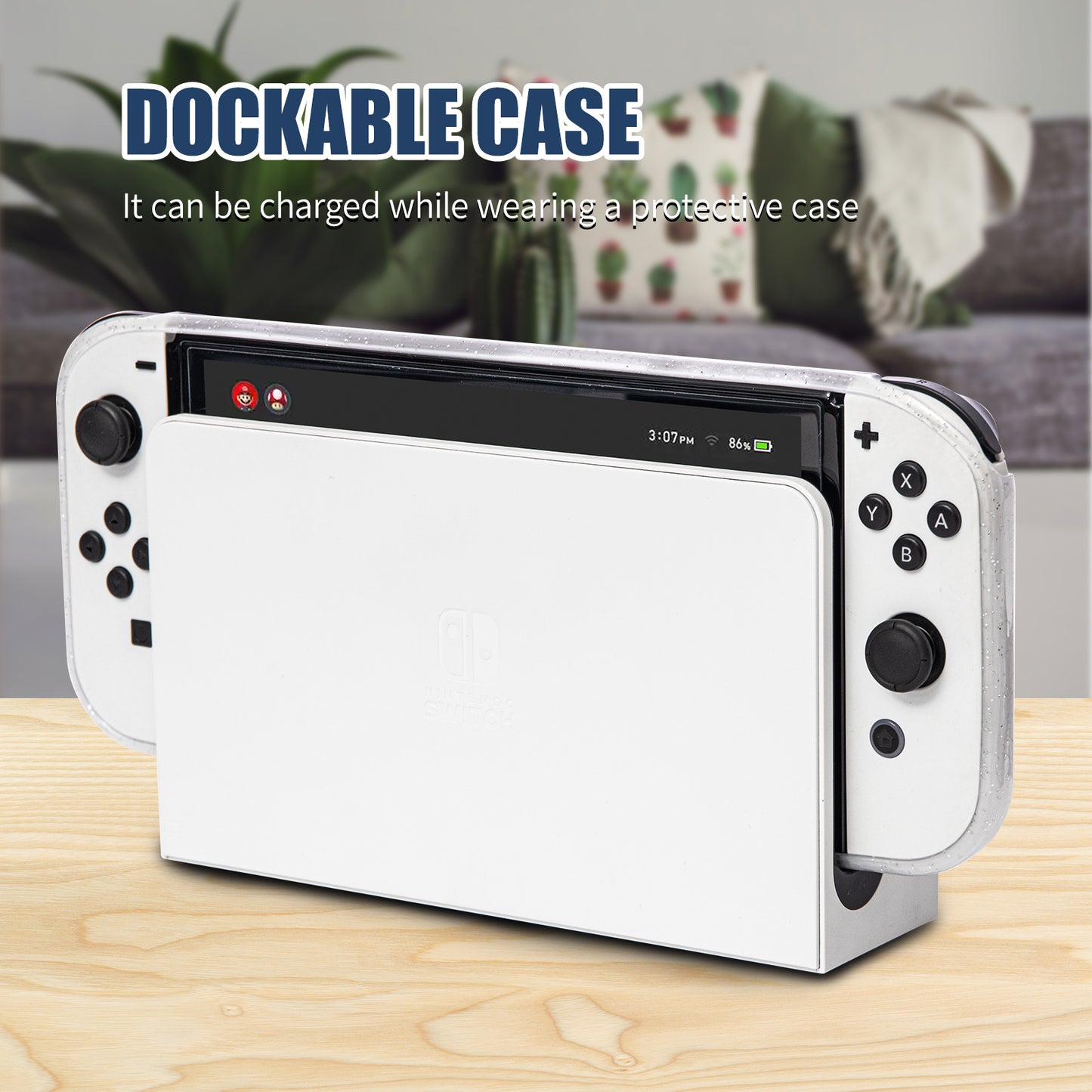 nintendo switch oled dockable case