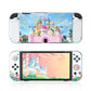 Switch OLED Protective Case, Switch OLED Hard Console Case and Switch OLED Joy Con TPU Case with Thumb Grip Caps - Castle Theme