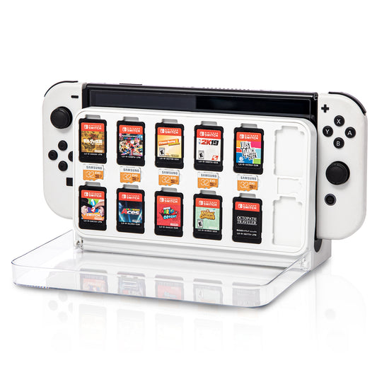 Game Card Case for Switch OLED, Switch Card Case Cartridge Game Card Display Cabinet Box