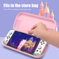 Switch OLED Protective Case, Switch OLED Hard Console Case and Switch OLED Joy Con TPU Case with Thumb Grip Caps - Castle Theme