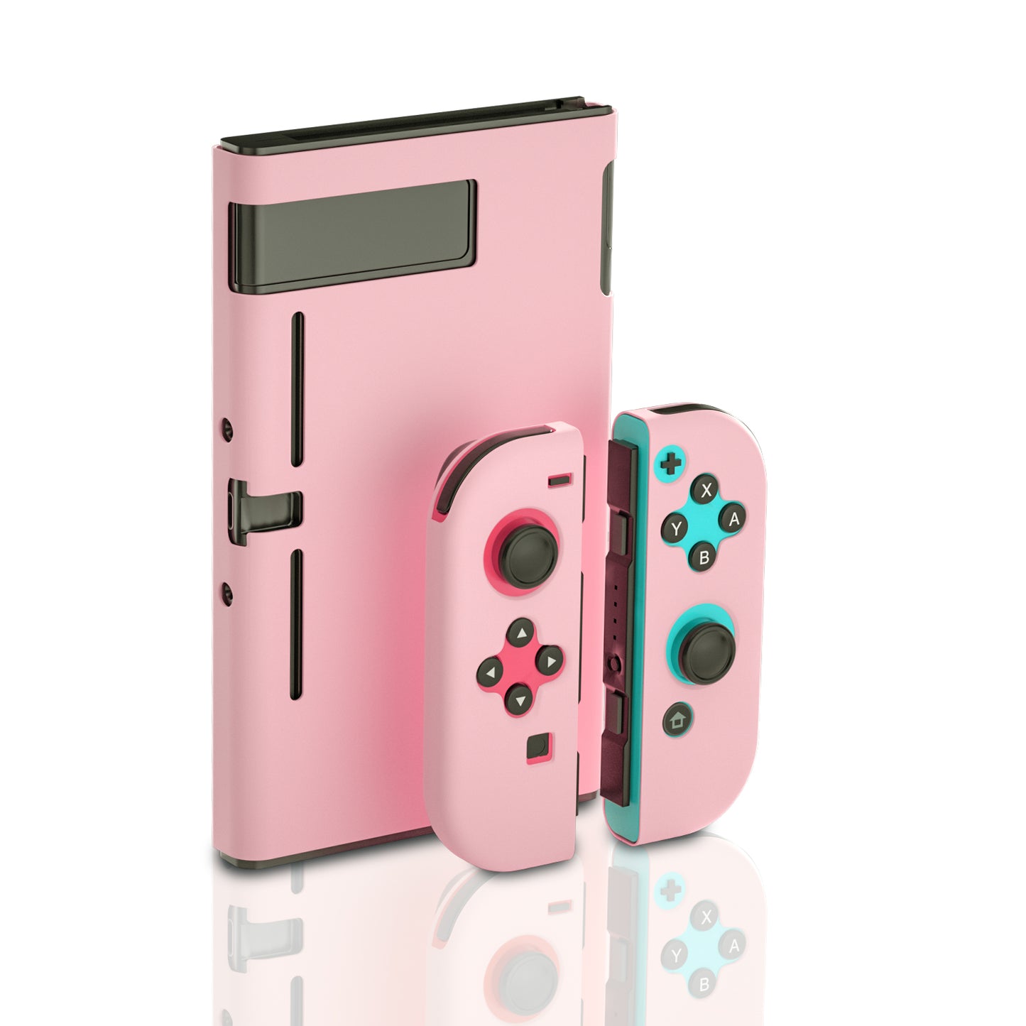 Dockable Case for Nintendo Switch, Hard Case for Nintendo Switch - Pink - ECHZOVE