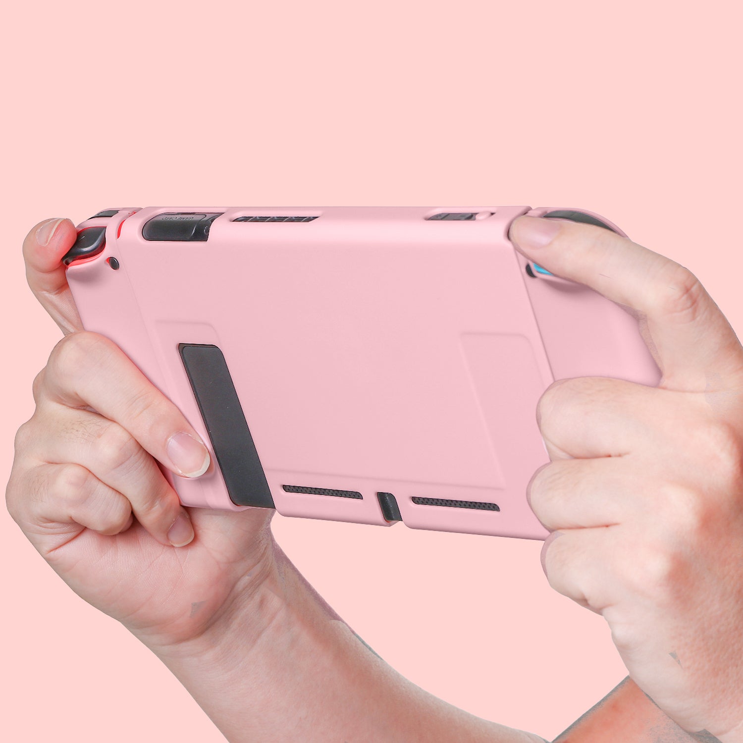 Dockable Case for Nintendo Switch, Hard Case for Nintendo Switch - Pink - ECHZOVE