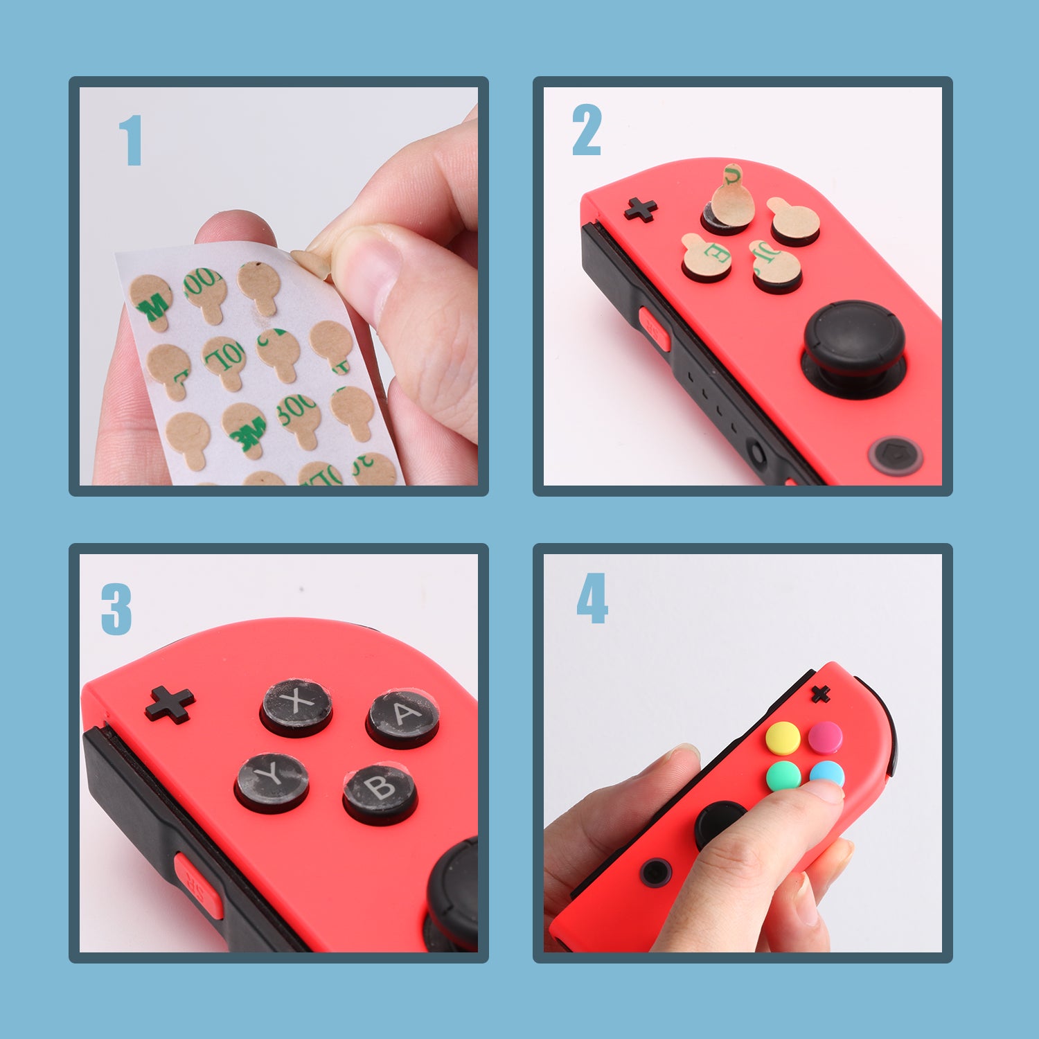 Joy con hot sale button caps