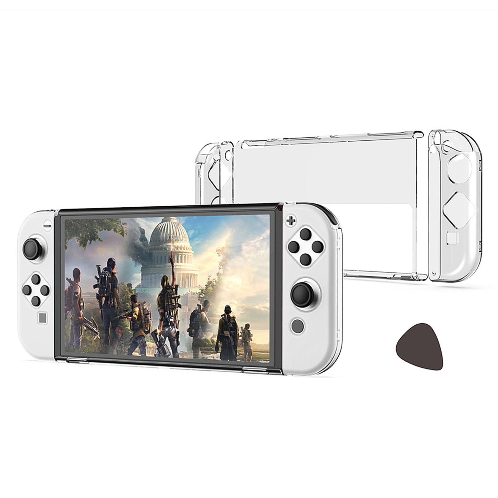 Switch OLED Clear Case, Switch OLED Protective Case, Switch OLED Hard ...