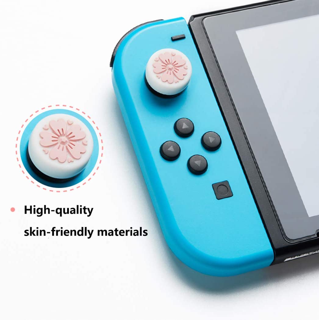 Cute Joystick Caps for Switch, Thumbstick Grips for Joy-Con