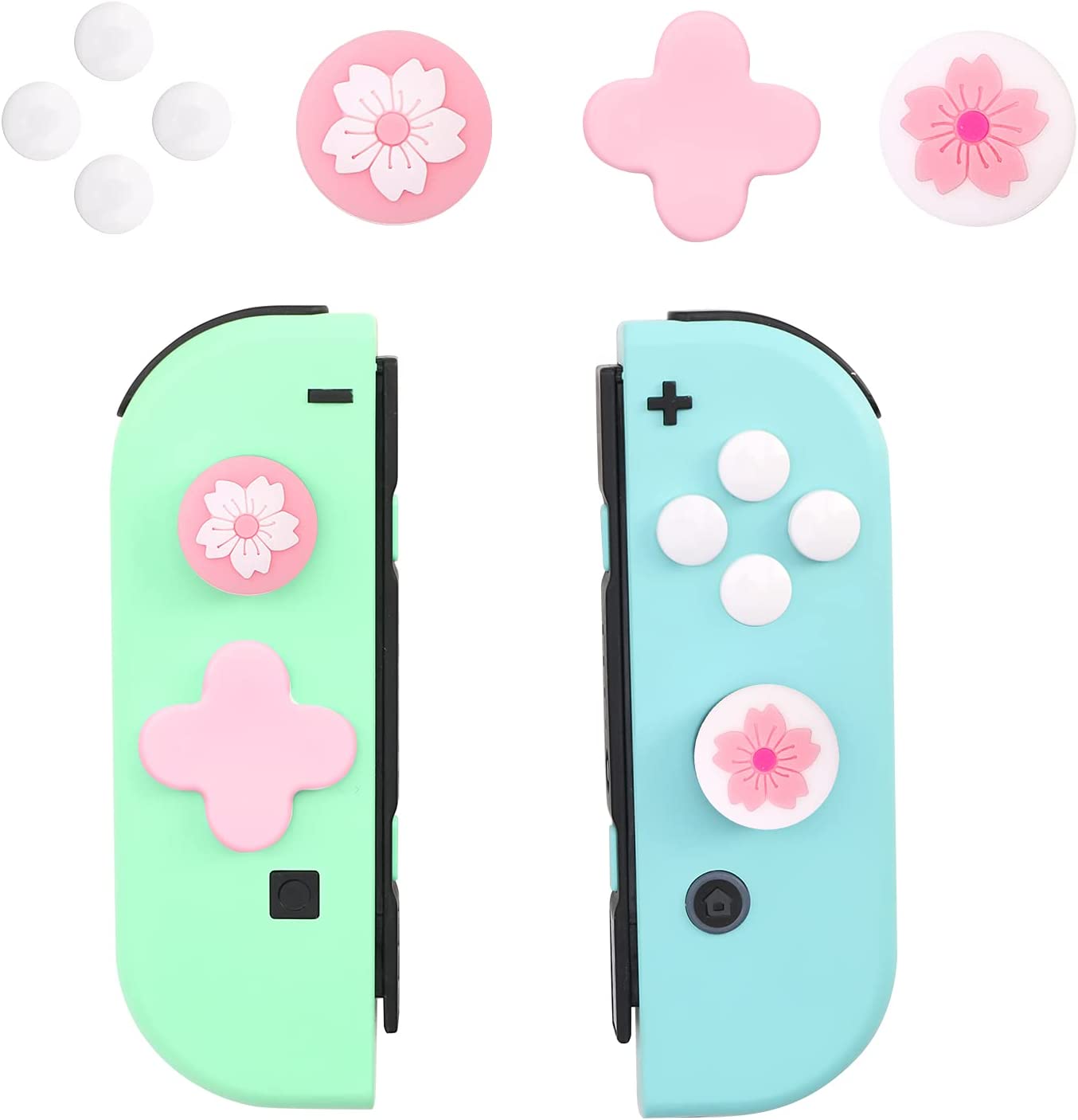 nintendo switch flower thumb grips