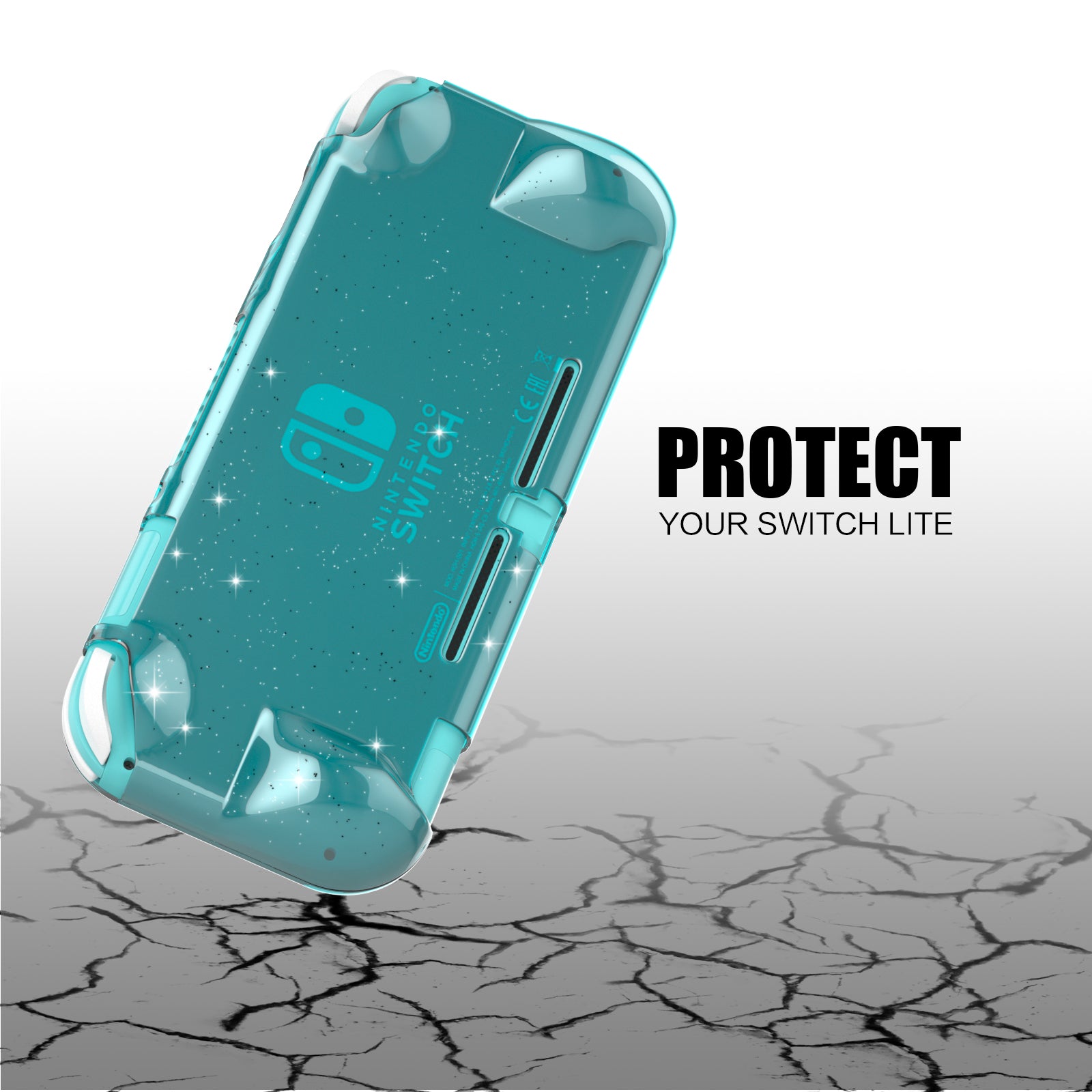 Glitter Comfort Grip Case for Switch lite, Protective Hard Case for Sw –  ECHZOVE