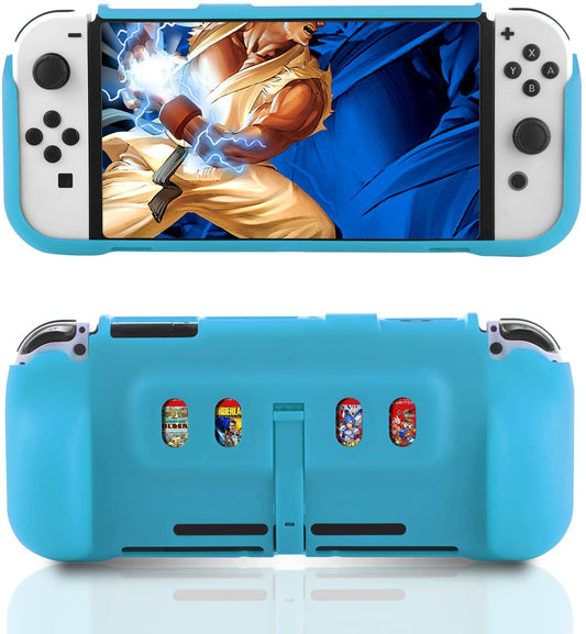 nintendo switch oled blue case