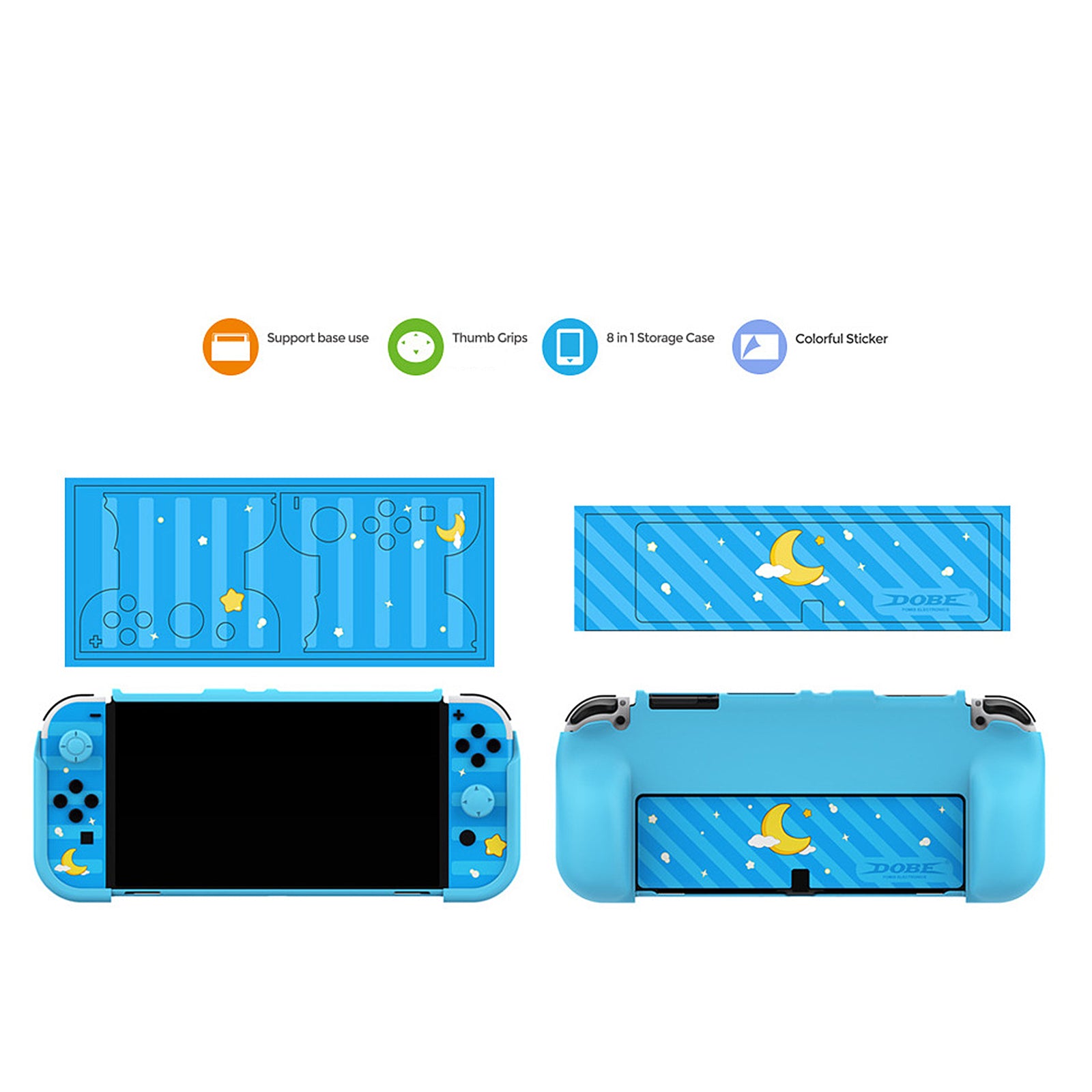 nintendo switch oled blue accessories