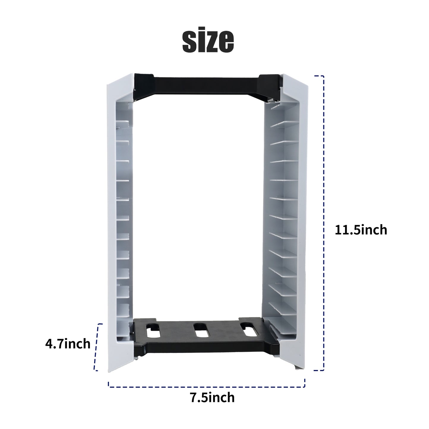 Video Game Tower, Storage Tower Holder Stand for PS5 PS4, XBox One Game Card Box Holder Vertical Stand - 12 PCS