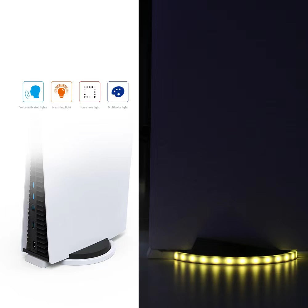 PS5 LED Light, PS5 Horizontal Stand with 7 Color Lights – ECHZOVE