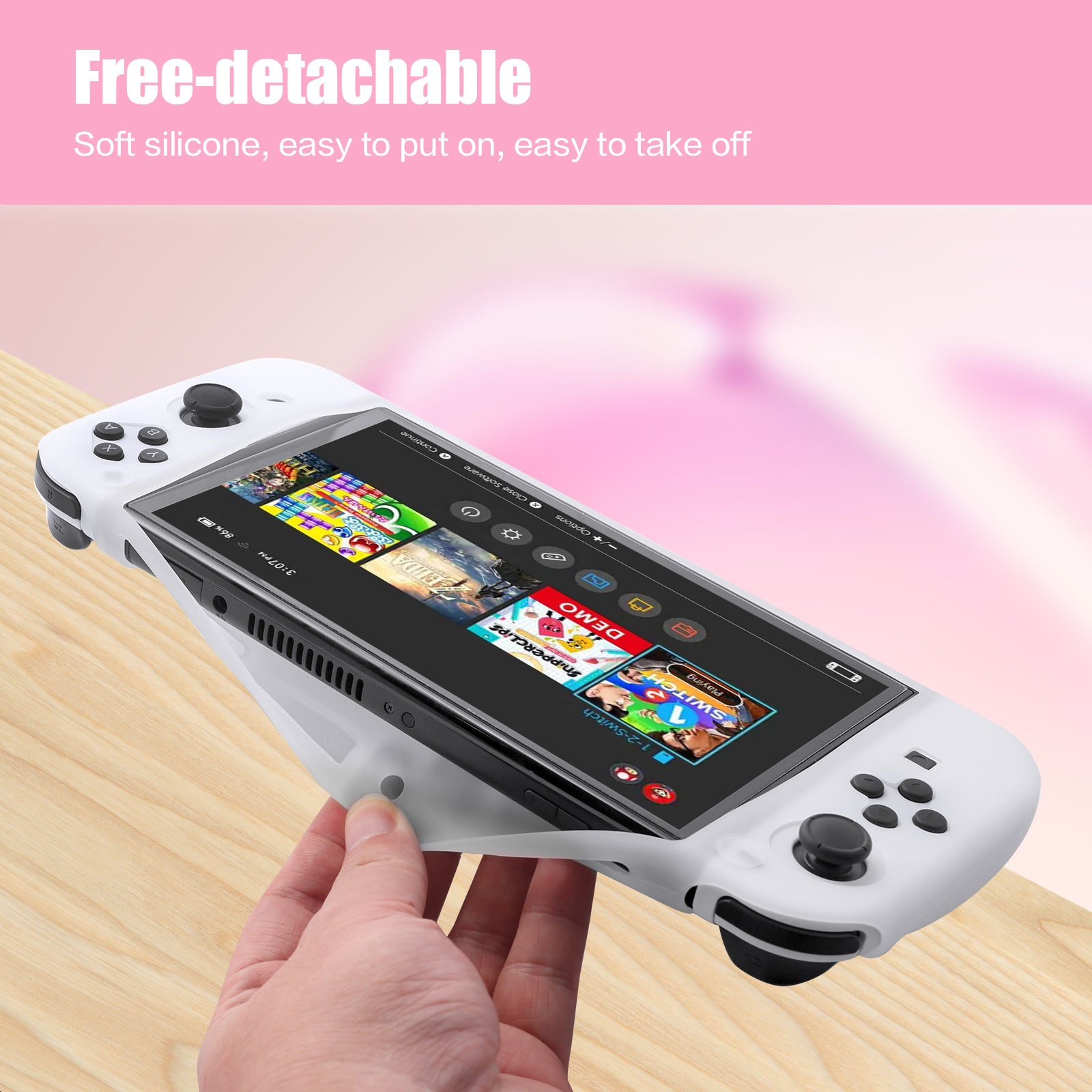 silicone nintendo switch oled case