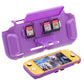 Purple Case for Nintendo Switch lite, Protective Case for Nintendo Switch lite with Game Card Storage and Kickstand - Purple - ECHZOVE