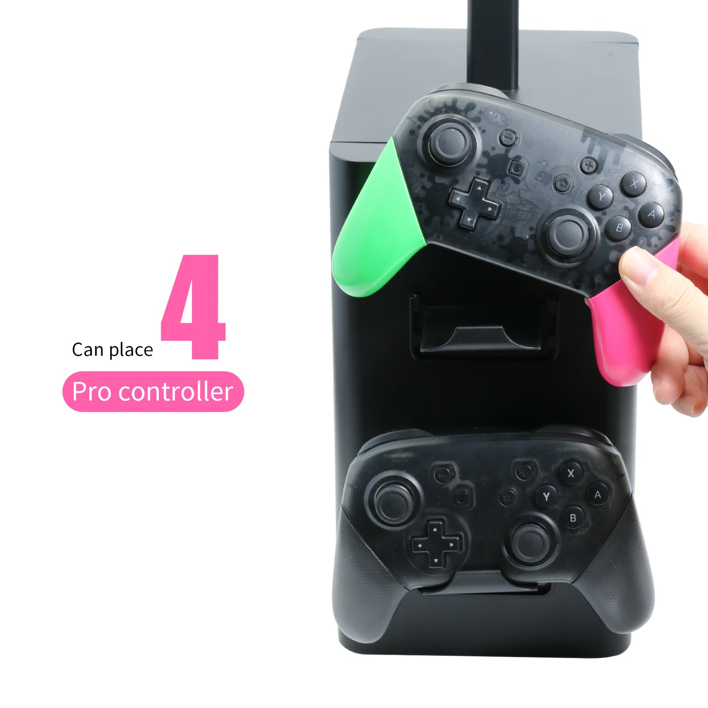 Organizer for Ninendo Switch, Storage Stand for PS5 PS4 Xbox Nintendo Switch Accessories, Joy-Con Controllers, Pro Controllers, Headsets, Game Cards - ECHZOVE