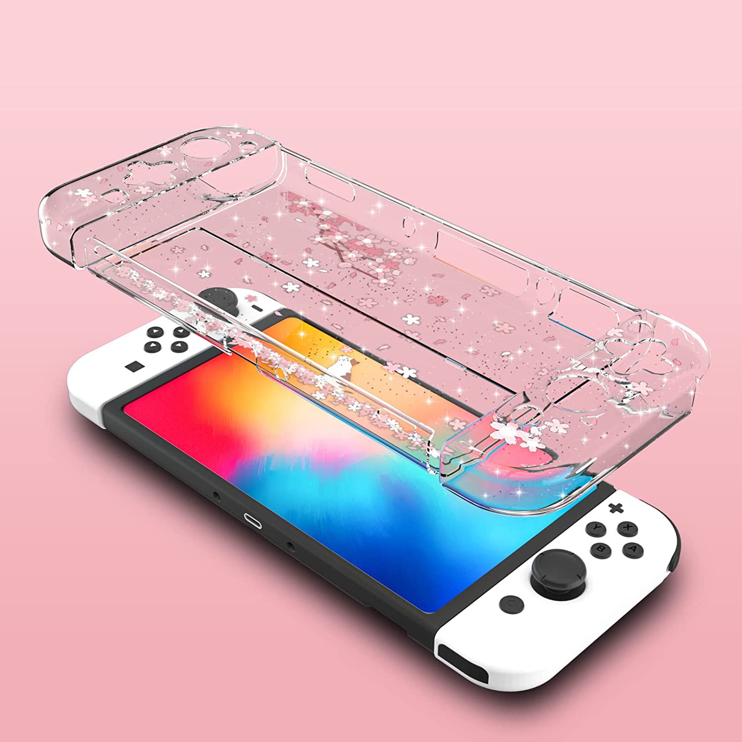 switch oled clear protective case