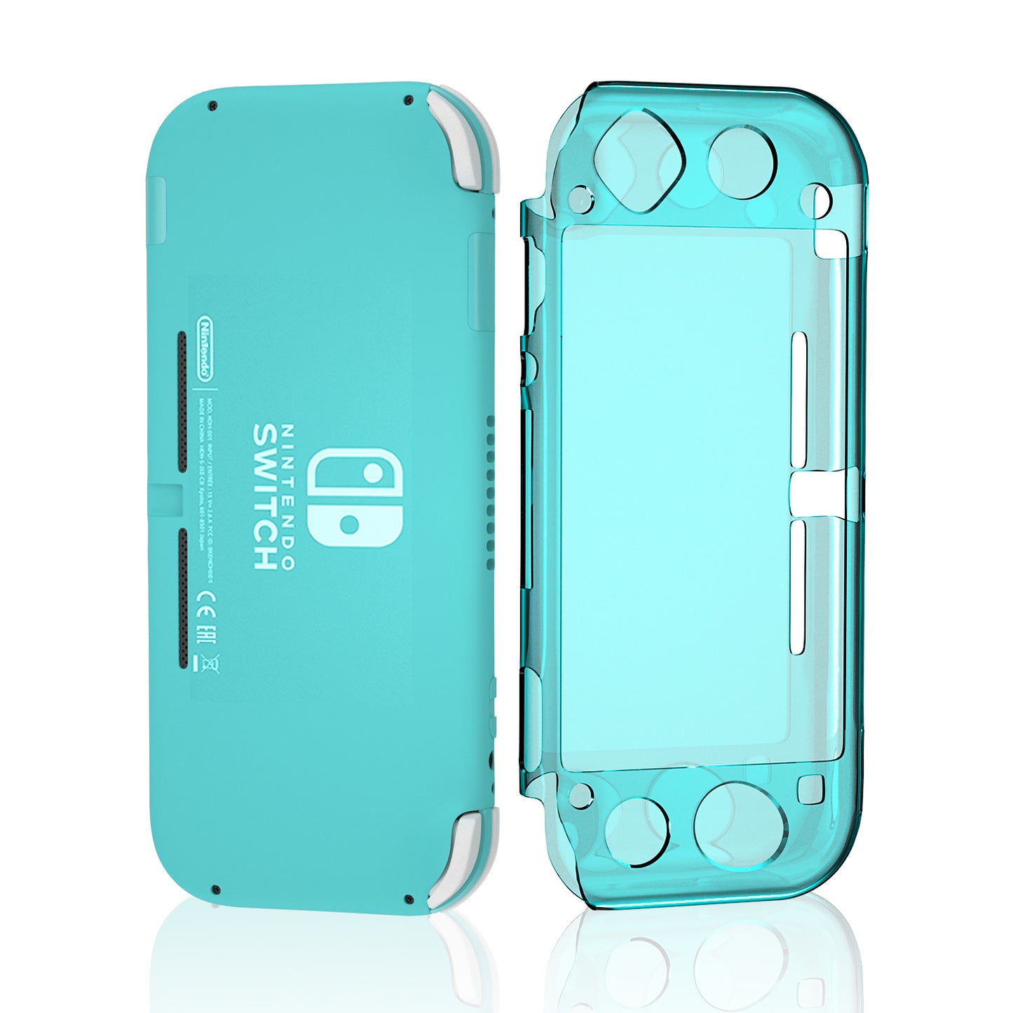 Protective Case for Nintendo Switch Lite, Hard Clear Case for Nintendo Switch Lite - ECHZOVE