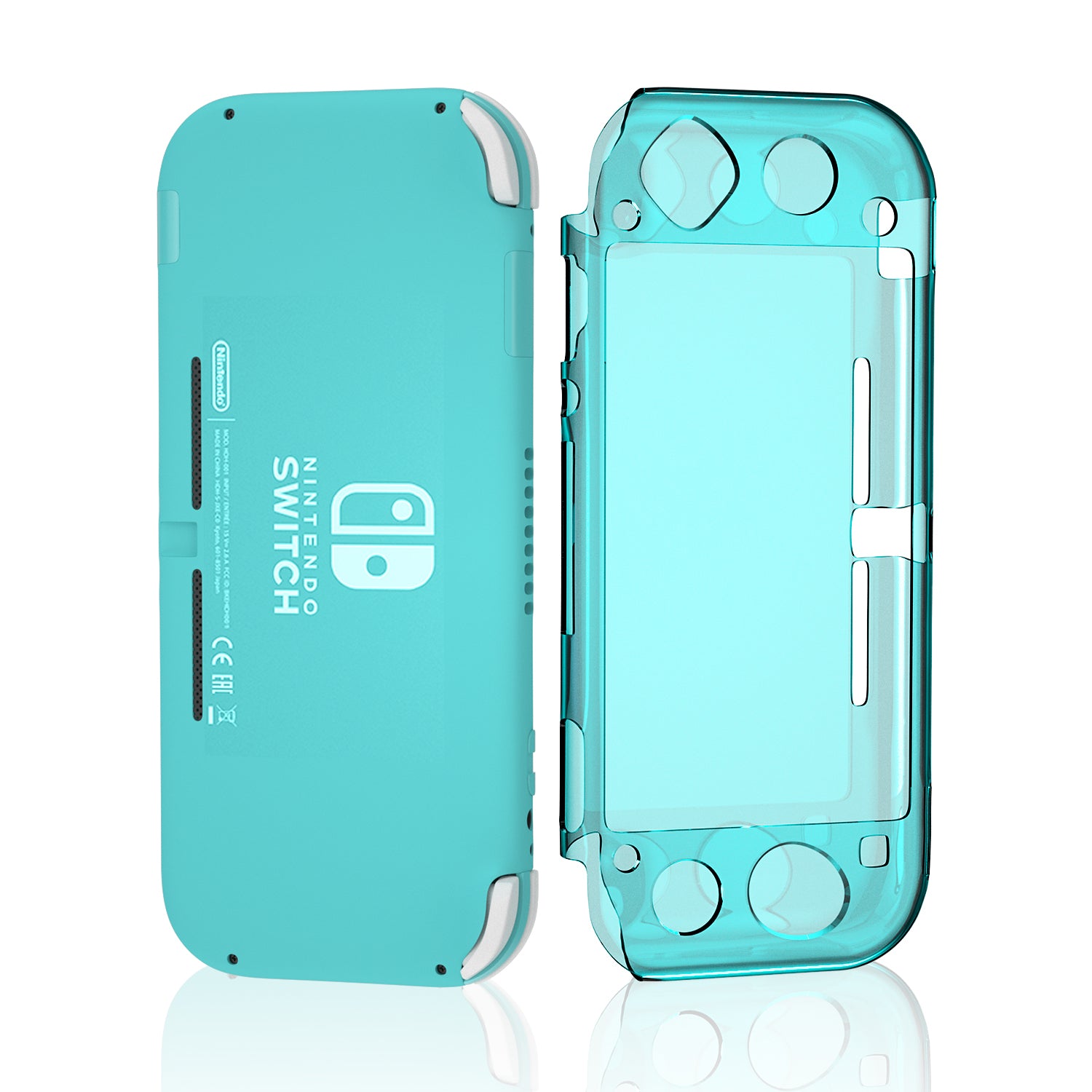 Protective Case for Nintendo Switch Lite, Hard Clear Case for Nintendo Switch Lite - ECHZOVE