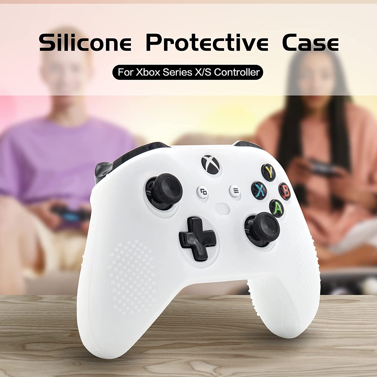 Cover In Silicone Per Controller Xbox Series X/S, Colore Verde Effetto Schizzo Di Vernice - Foto 3