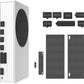 Dust Plugs Compatible with Xbox Series S, Dust Filter Kit Compatible with Xbox Series S, Include 8 Silicone Series S Dust Protector and 2 PVC Series S Mesh Filter Covers