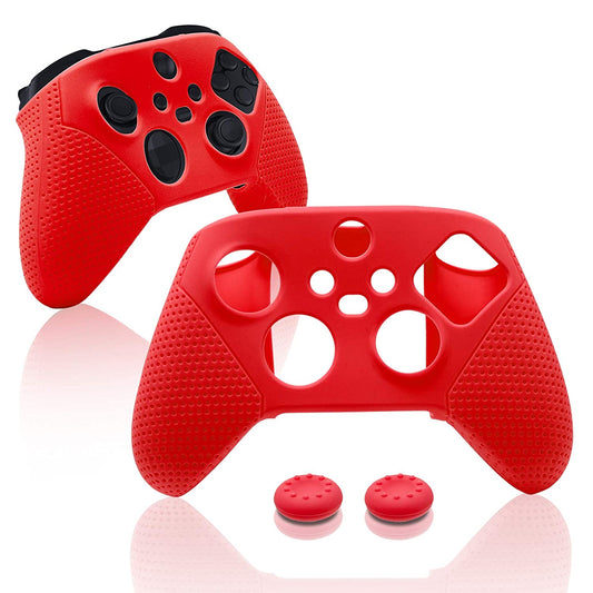 X-box Series X/S Controller Silicone Cover Case, X-box Series X Controller Skin Silicone - Red