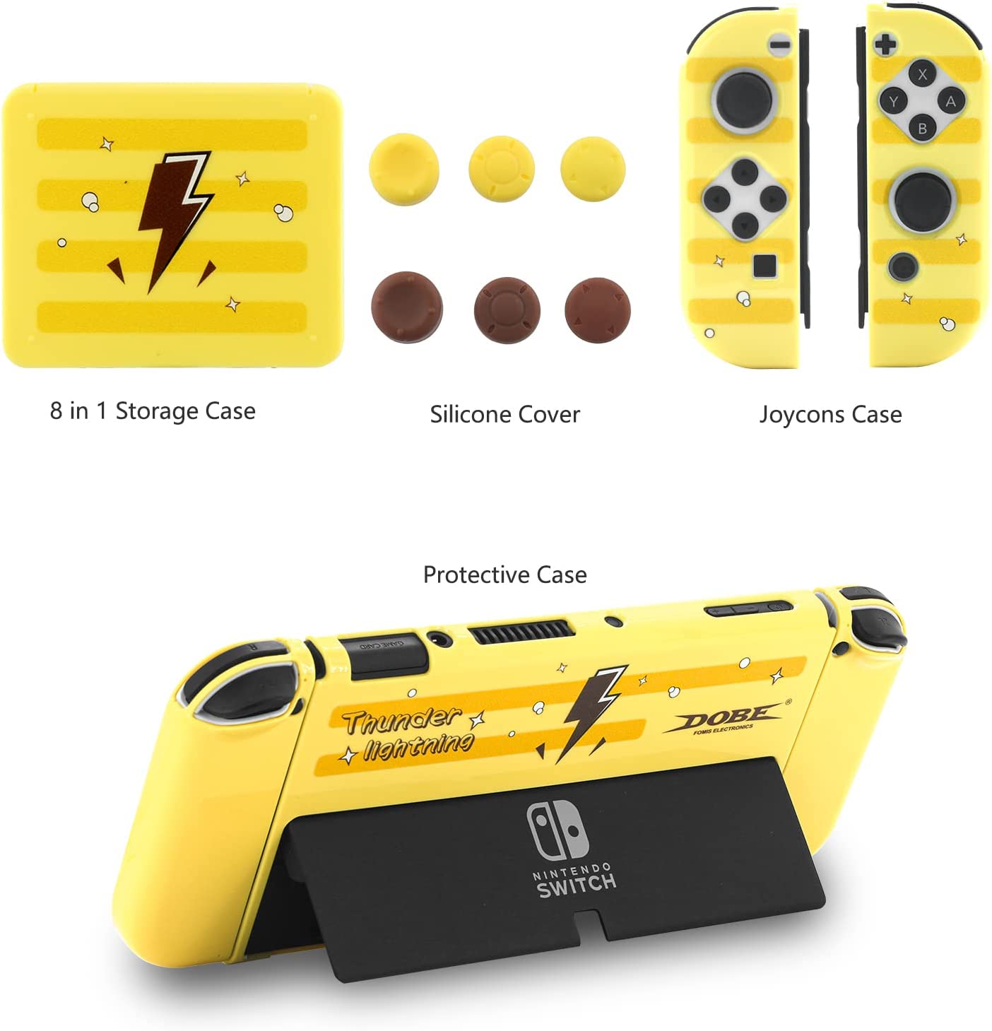 nintendo switch oled yellow accessories